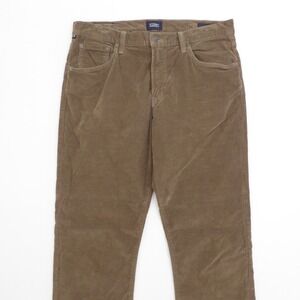 Citizens of Humanity Mens The Gage Corduroy Pants Brown Classic Straight Size 32